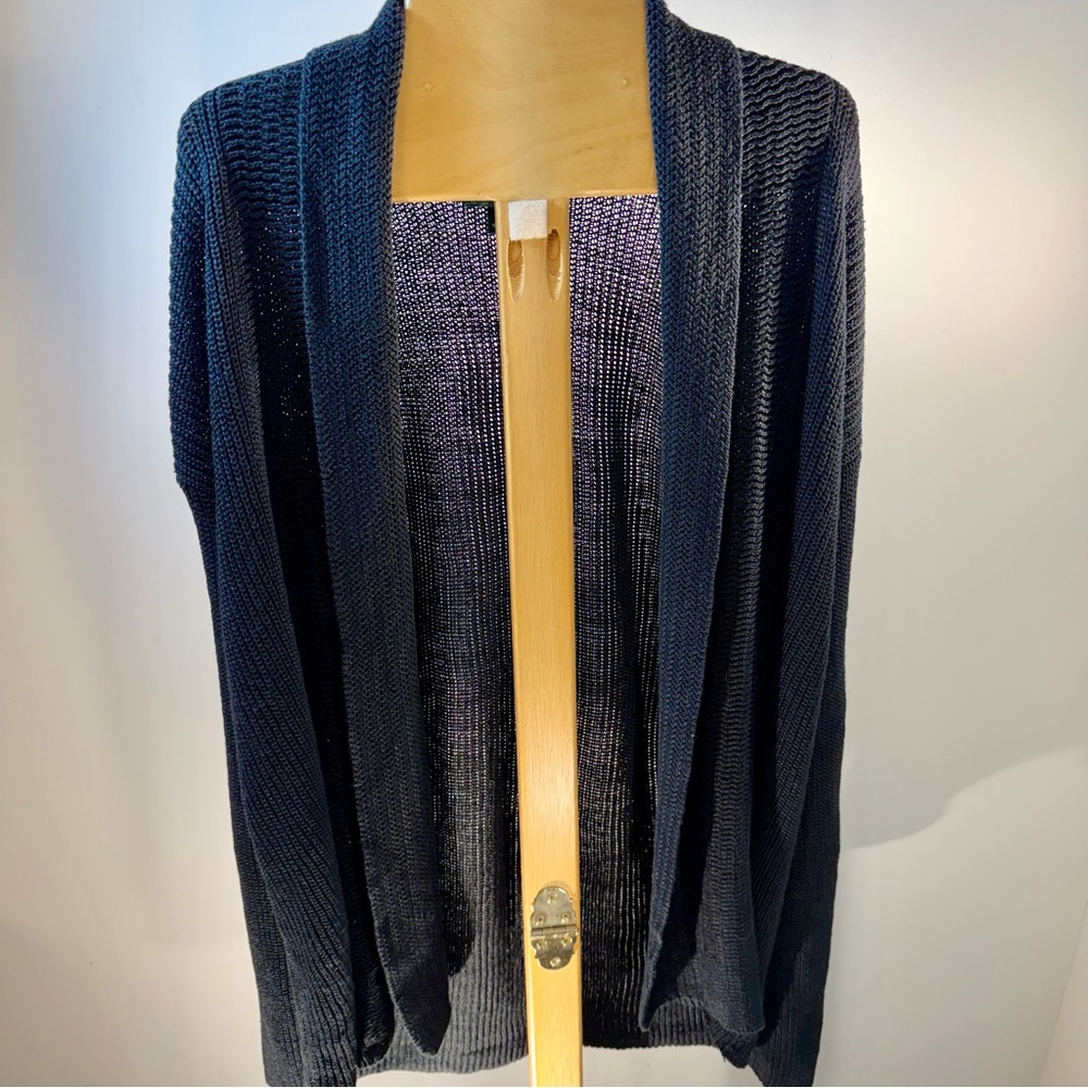 Ralph Laurel 100% Linen Open Cardigan Sweater